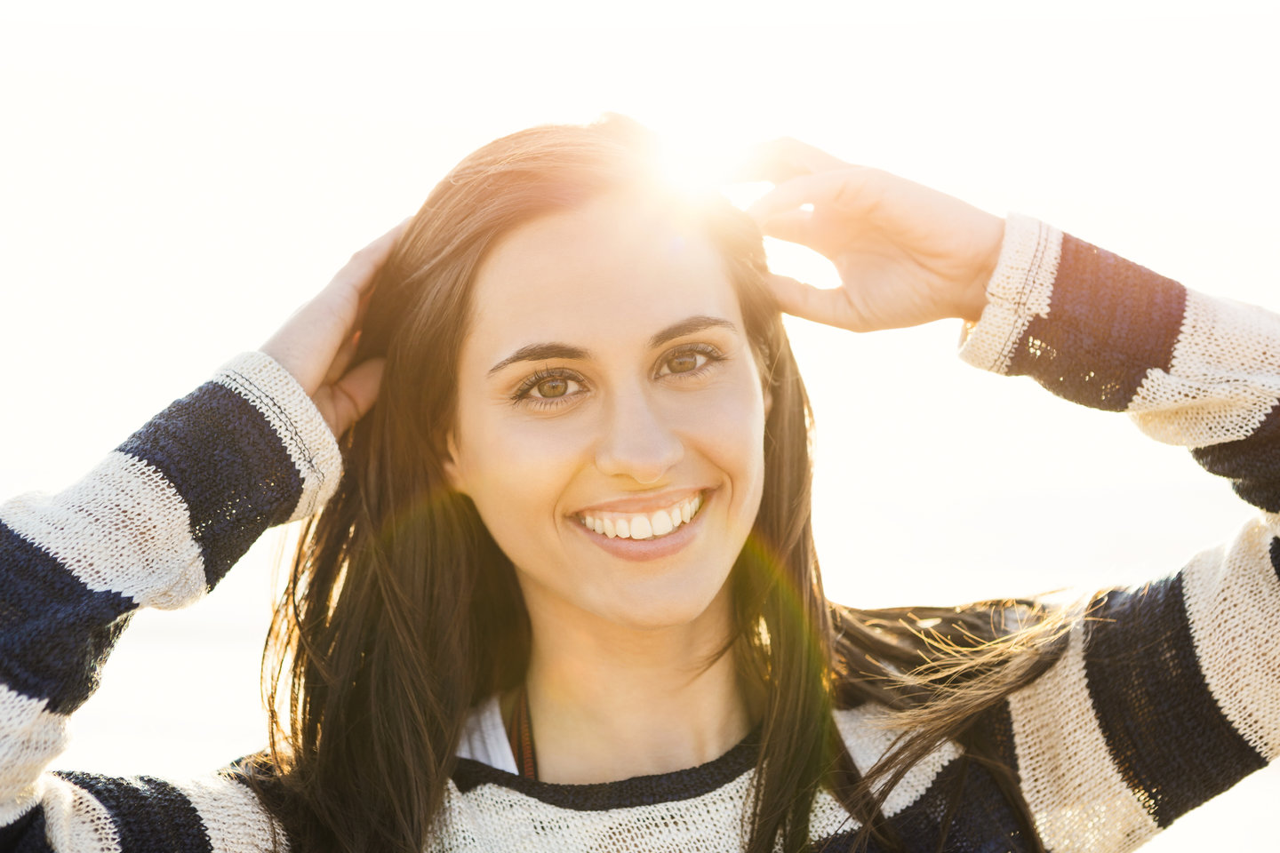 happy, confident woman