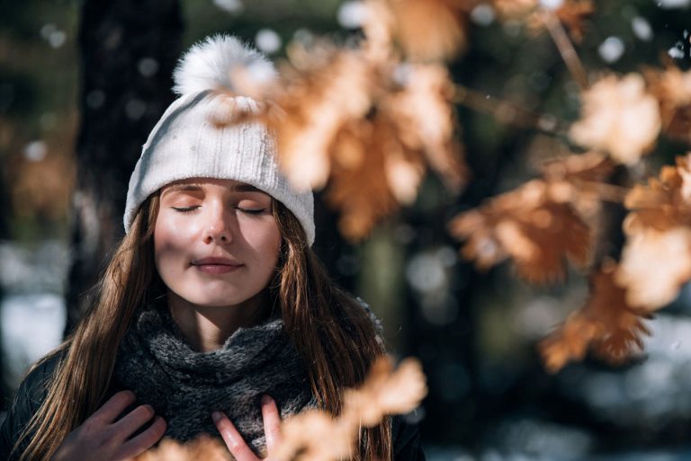 dehydrated skin in winter